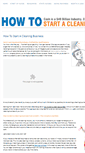 Mobile Screenshot of howtostart-acleaningbusiness.com